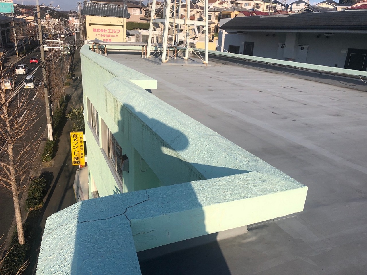 垂水区マンション　屋上防水工事